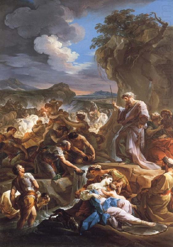 Moses Striking the Rock, Corrado Giaquinto